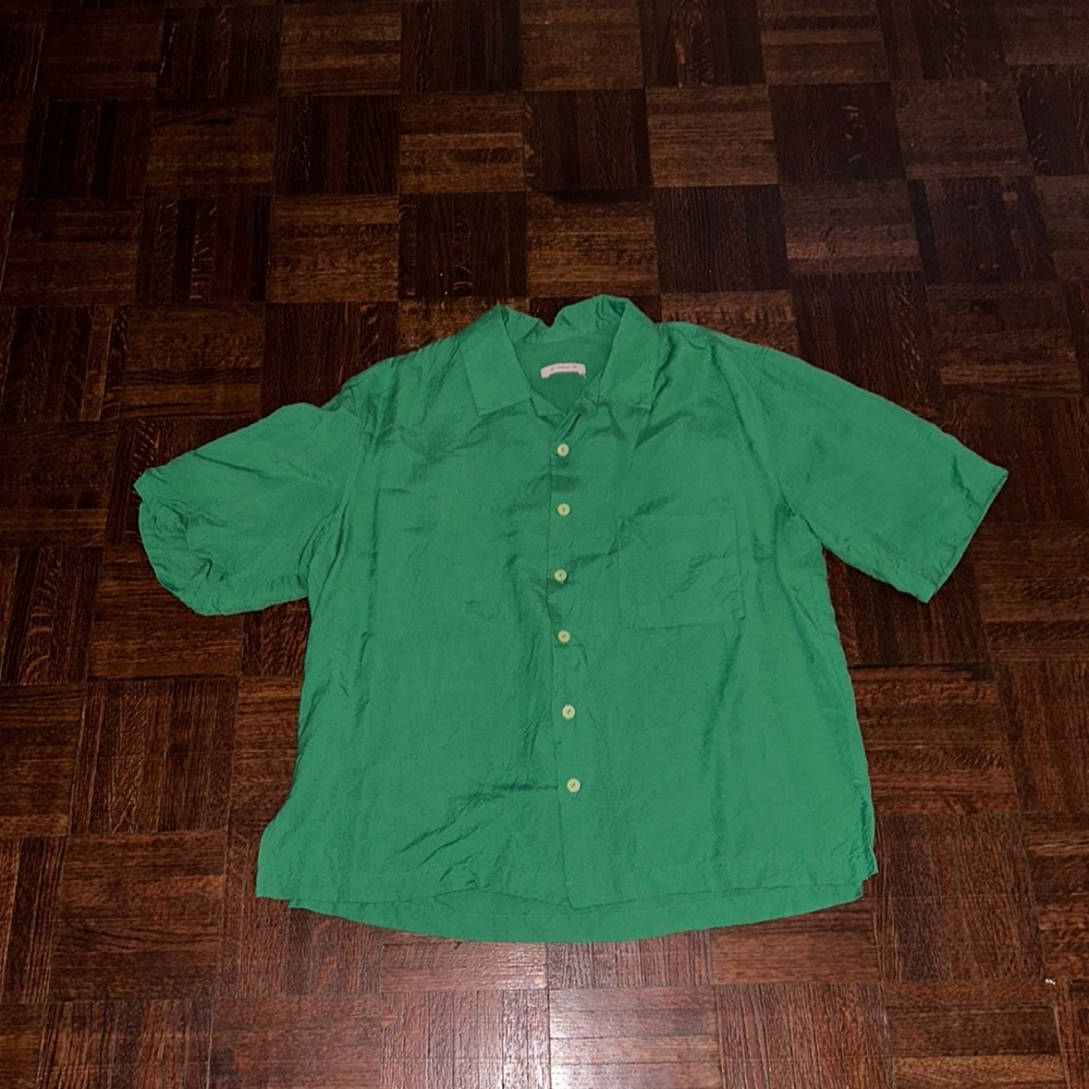 S.K. Manor Hill Green Shirt M
